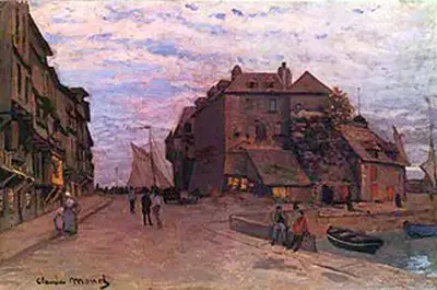 La Lieutenance at Honfleur I Claude Monet